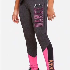 High waisted Justice Dance leggings